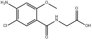 N-Des(2-diethylaMino) MetoclopraMide Acetic Acid Struktur