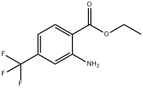 2-アミノ-4-トリフルオロメチル安息香酸エチル 化学構造式