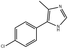 4-(4-CHLORO-PHENYL)-5-METHYL-1H-IMIDAZOLE Struktur