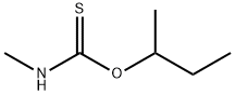 Butan-2-yl methylaminomethanethioate Struktur