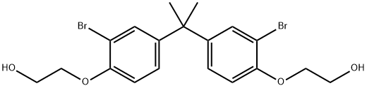 2,2'-[(1-methylethylidene)bis[(2-bromo-4,1-phenylene)oxy]]bisethanol Structure