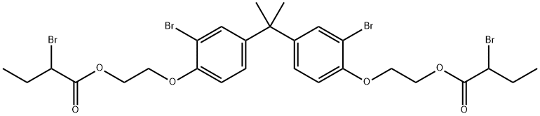 (isopropylidene)bis[(2-bromo-p-phenylene)oxyethylene] bis(2-bromobutyrate)|