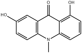1,7-Dihydroxy-10-methyl-9(10H)-acridinone Structure