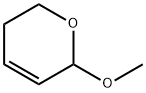 2-メトキシ-5,6-ジヒドロ-2H-ピラン 化学構造式