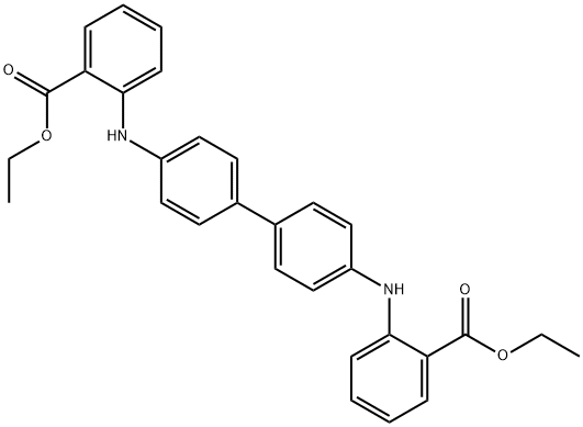 65591-24-4 2,2'-[(1,1'-Biphenyl)-4,4'-diyldiimino]bisbenzoic acid diethyl ester
