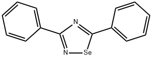 3,5-ジフェニル-1,2,4-セレナジアゾール 化学構造式