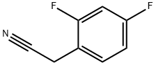 2,4-ジフルオロベンジルシアニド 化学構造式