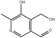 5-hydroxy-4-(hydroxymethyl)-6-methyl-pyridine-3-carbaldehyde Structure