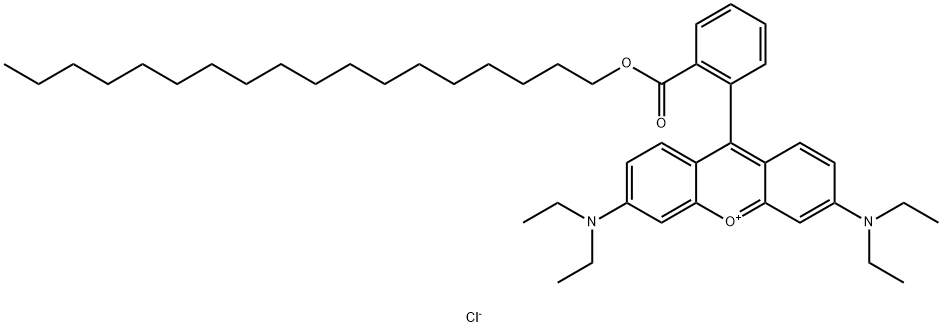 OCTADECYL RHODAMINE B CHLORIDE Structure