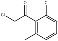 Ethanone, 2-chloro-1-(2-chloro-6-methylphenyl)- (9CI) 化学構造式