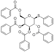 .beta.-D-Galactopyranoside, phenyl 1-thio-, tetrabenzoate Structure