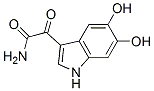 1H-Indole-3-acetamide, 5,6-dihydroxy-alpha-oxo- (9CI) Structure