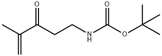 Carbamic acid, (4-methyl-3-oxo-4-pentenyl)-, 1,1-dimethylethyl ester (9CI) 结构式