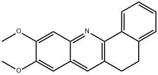 5,6-DIHYDRO-9,10-DIMETHOXYBENZ[C]ACRIDINE Struktur
