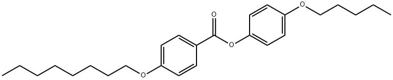 Benzoic acid, 4-(octyloxy)-, 4-(pentyloxy)phenyl ester|4-辛氧基苯甲酸-4-戊氧基苯酯