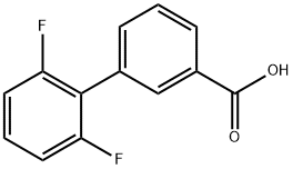 3-(2,6-Difluorophenyl)benzoic acid Structure