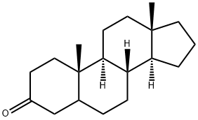 Androstan-3-one Struktur
