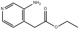 2-(3-氨基吡啶-4-基)乙酸乙酯, 65645-57-0, 结构式