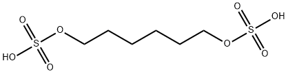 Bissulfuric acid 1,6-hexanediyl ester Structure