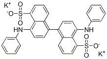 4,4'-Dianilino-1,1'-binaphthyl-5,5'-disulfonic acid dipotassium salt Struktur