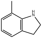 7-METHYL-2,3-DIHYDRO-1H-INDOLE Struktur