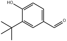 3-叔丁基-4-羟基苯甲醛,65678-11-7,结构式