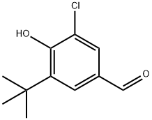 5-(tert-butyl)-3-chloro-4-hydroxybenzaldehyde Structure