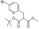 METHYL3-(5-BROMOPYRIDIN-2-YL)-2-(TERT-BUTOXYCARBONYL)PROPANOATE 结构式