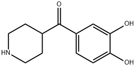 Methanone, (3,4-dihydroxyphenyl)-4-piperidinyl- (9CI) 结构式
