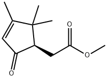3-Cyclopentene-1-aceticacid,2,2,3-trimethyl-5-oxo-,methylester,(1R)-(9CI) Structure