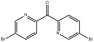 BIS(5-BROMO-2-PYRIDINYL)METHANONE Struktur