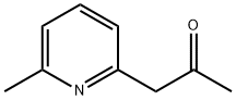 1-(6-メチル-2-ピリジル)プロパン-2-オン 化学構造式