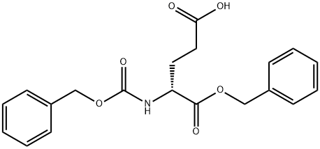 N-カルボベンゾキシ-D-グルタミン酸1-ベンジル 化学構造式