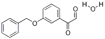 2-(3-(benzyloxy)phenyl)-2-oxoacetaldehyde hydrate 结构式