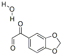 3,4-(METHYLENEDIOXY)PHENYLGLYOXAL HYDRATE Struktur