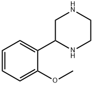 2-(2-Methoxy-phenyl)-piperazine Struktur