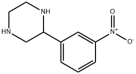 2-(3-NITROPHENYL)PIPERAZINE 结构式