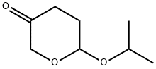 Dihydro-6-(1-Methylethoxy)-2H-pyran-3(4H)-one, 65712-89-2, 结构式