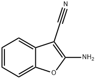 3-Benzofurancarbonitrile,  2-amino- Structure