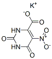Potassium 1,2,3,6-tetrahydro-5-nitro-2,6-dioxopyrimidine-4-carboxylate Struktur