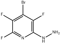 4-溴-2,3,5-三氟-6-肼吡啶, 65717-66-0, 结构式