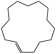 CYCLOPENTADECENE 结构式