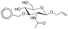 烯丙基2-乙酰氨基-3-O-苄基-2-脱氧-Β-D-吡喃葡萄糖, 65730-00-9, 结构式