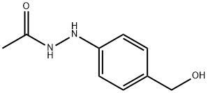 N'-acetyl-N'-(4-hydroxymethyl)phenylhydrazine Struktur