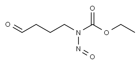 4-(Carboethoxynitrosamino)butanal Structure