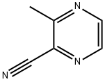 3-甲基-2-吡嗪甲腈, 65735-15-1, 结构式