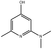4-Pyridinol,  2-(dimethylamino)-6-methyl- Struktur
