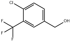 4-CHLORO-3-(TRIFLUOROMETHYL)BENZYL ALCOHOL Structure