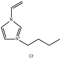 1-乙烯基-3-丁基咪唑氯盐, 657394-65-5, 结构式