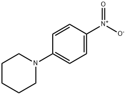 1-(4-硝基苯基)哌啶 结构式
